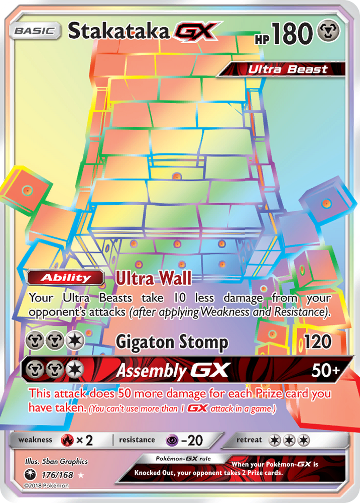 Stakataka GX (176/168) [Sun & Moon: Celestial Storm]