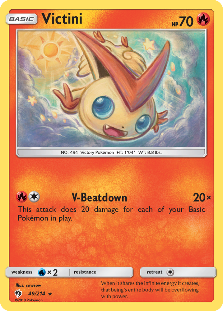 Victini (49/214) [Sun & Moon: Lost Thunder]