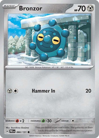 Bronzor (066/131) [Scarlet & Violet: Prismatic Evolutions]