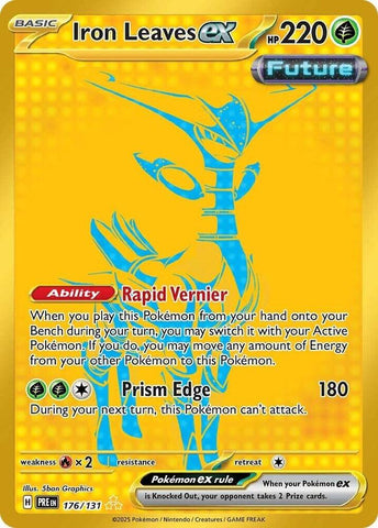 Iron Leaves ex (176/131) [Scarlet & Violet: Prismatic Evolutions]