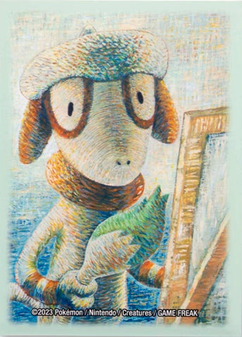 Card Sleeves - Smeargle Inspired by Self-Portrait as a Painter (Pokemon Center × Van Gogh Museum)