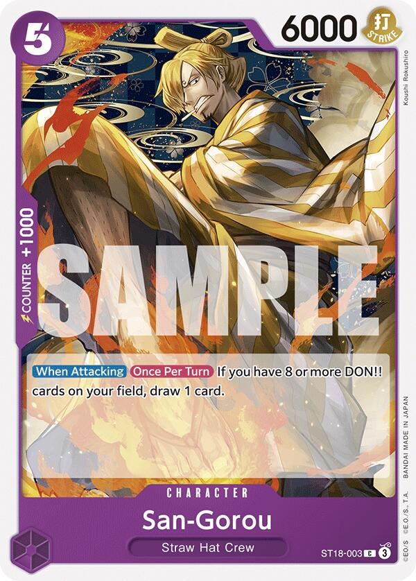 San-Gorou [Starter Deck: Purple Monkey.D.Luffy]