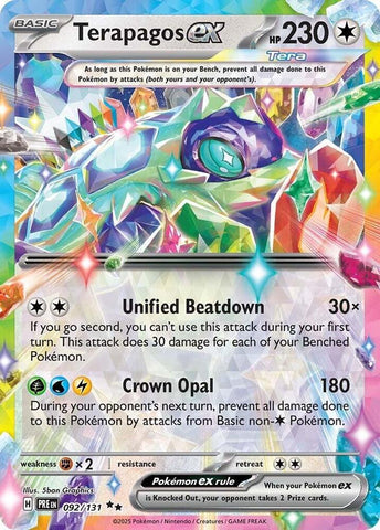 Terapagos ex (092/131) [Scarlet & Violet: Prismatic Evolutions]