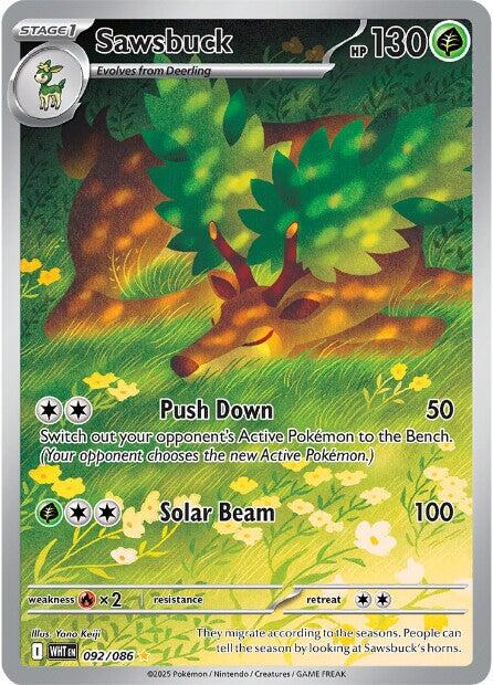 Sawsbuck (092/086) [Scarlet & Violet: White Flare]