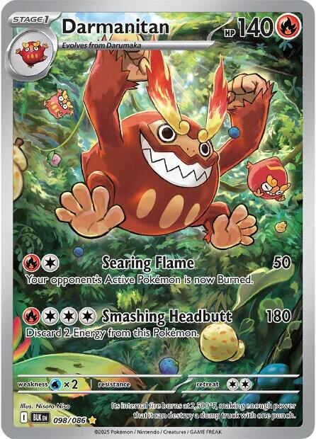 Darmanitan (098/086) [Scarlet & Violet: Black Bolt]