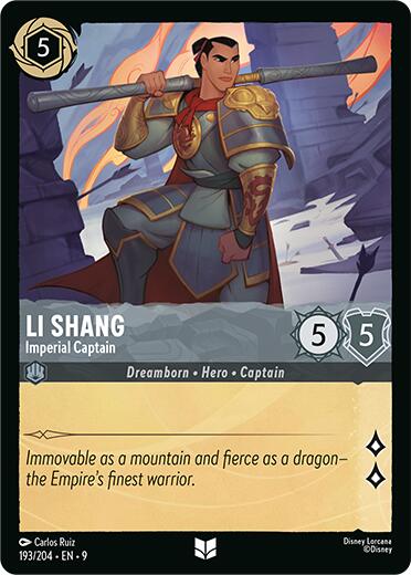 Li Shang - Imperial Captain (193/204) [Fabled]