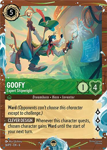 Goofy - Expert Shipwright (Disney Cruise Promo) (14/P3) [Promo Cards]