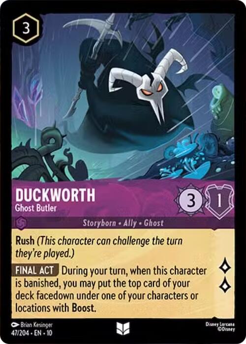 Duckworth - Ghost Butler (47/204) [Whispers in the Well]