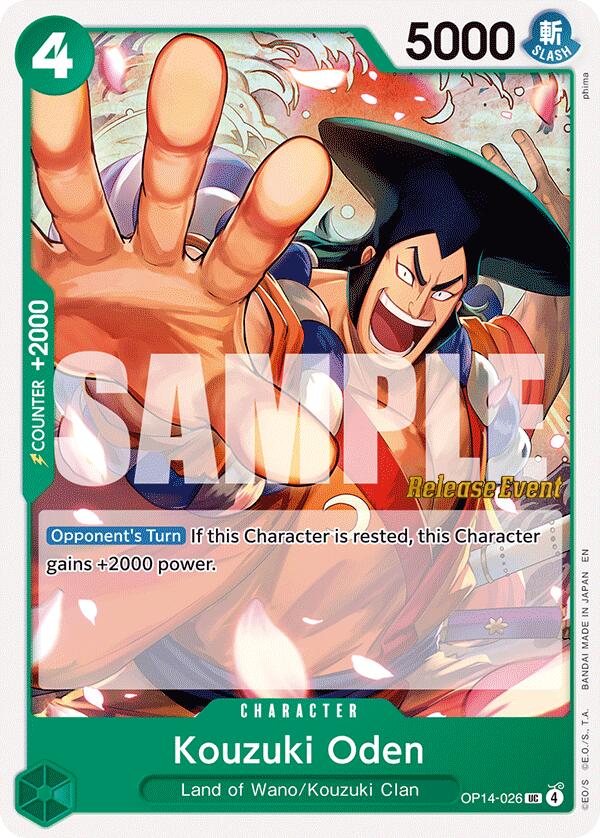 Kouzuki Oden [The Azure Sea's Seven Release Event Cards]
