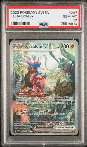 .Koraidon EX #247 PSA 10