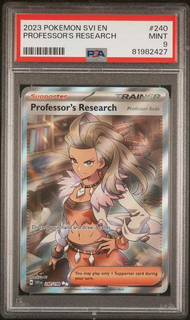 .Professor's Research (Sada) #240 PSA 9