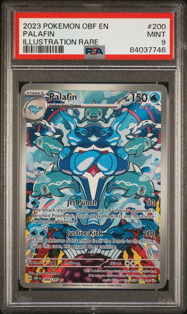 .Palafin -Illustration Rare #200 PSA 9