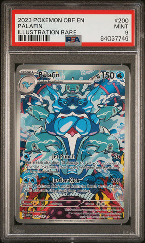 .Palafin -Illustration Rare #200 PSA 9