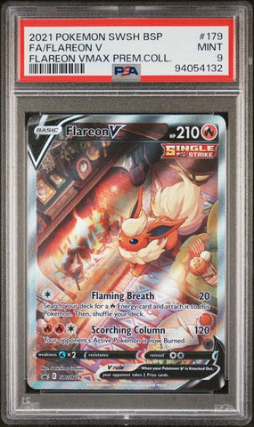 .Flareon V #SWSH179 PSA 9