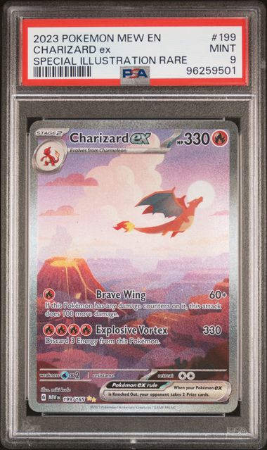 Charizard 199 SIR (SV151) PSA 9
