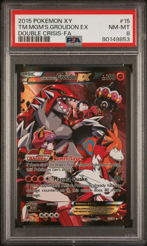 Groudon EX #15 PSA 8