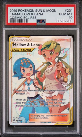 Mallow & Lana - Cosmic Eclipse PSA 10