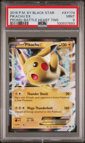 Pikachu EX #XY174 PSA 9