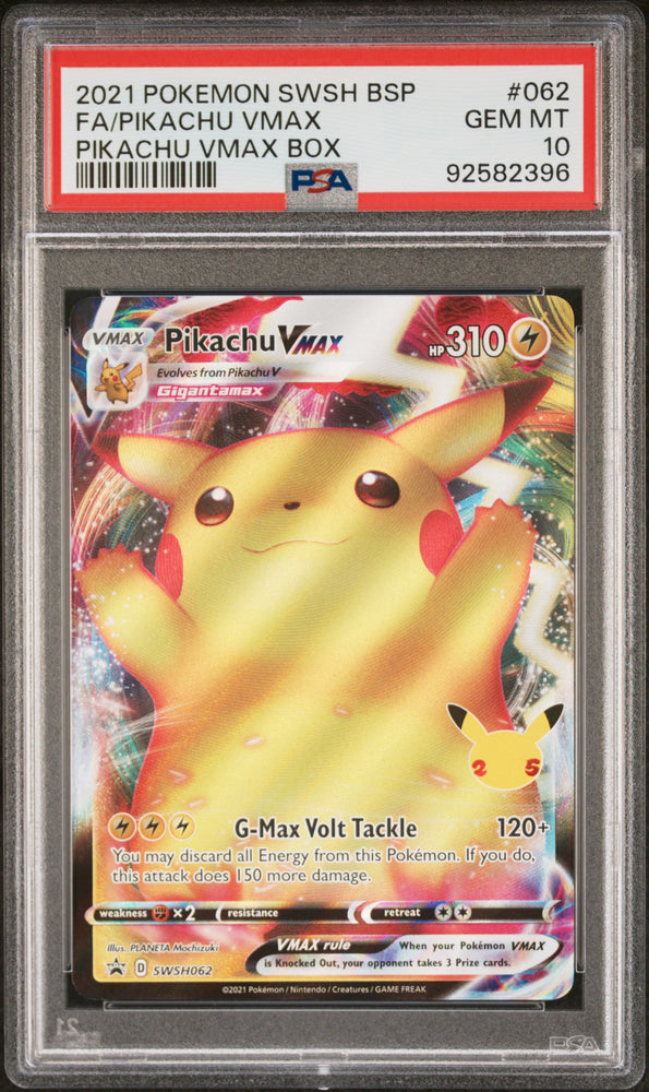 Pikachu VMAX #062 PSA 10