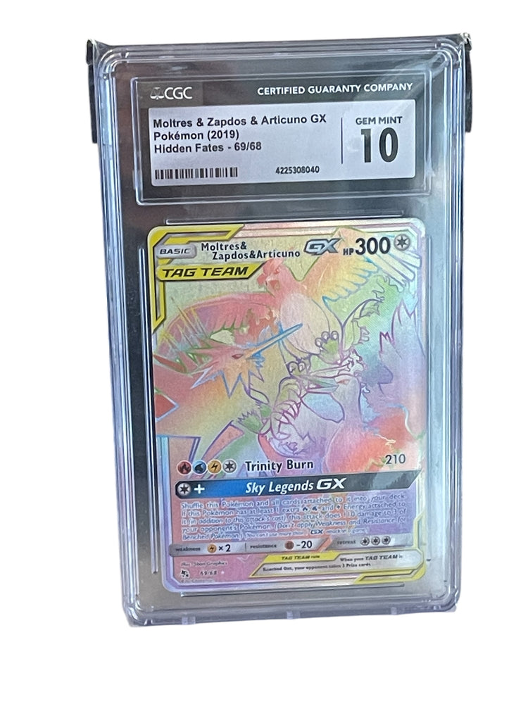 Moltres & Zapdos & Articuno GEM MT 10 (CGC)