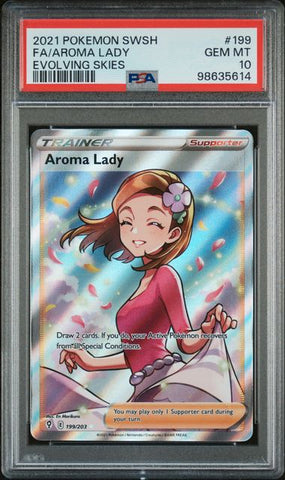 Aroma Lady # 199 PSA 10