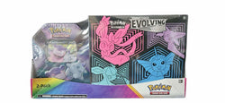 Sword & Shield: Evolving Skies - Elite Trainer Box (Glaceon/Vaporeon/Sylveon/Espeon) Costco Bundle - Slowbro Tin (Sealed)