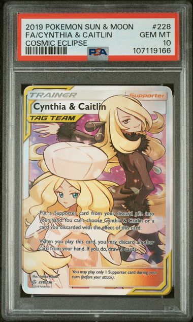 Cynthia & Caitlin Cosmic Eclipse 228 FA PSA 10