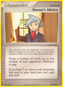 Steven's Advice (83/108) [EX: Power Keepers]