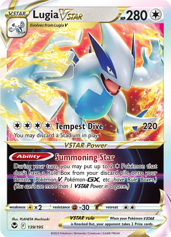 Lugia VSTAR (139/195) [Sword & Shield: Silver Tempest]