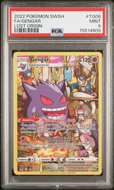 .Gengar #TG06 - Lost Origin PSA 9