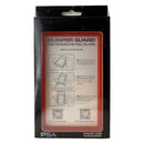 Carnelian PSA slab bumper guard, solid deep red TPU frame