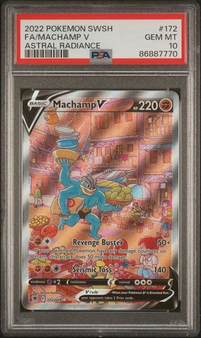 Machamp V 172 Astral Radiance PSA 10