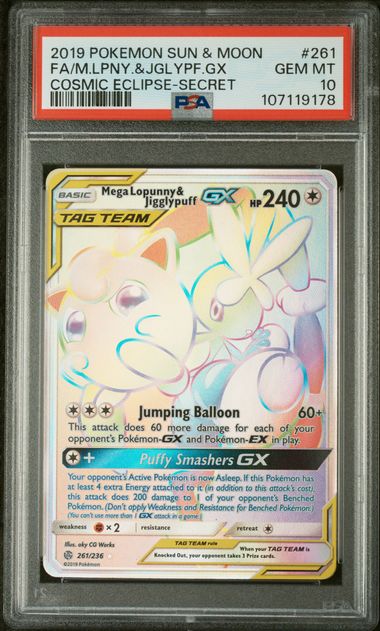 Mega Lopunny & Jigglypuff. Gx Cosmic Eclipse-Secret