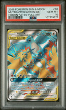 Moltres Zapdos & Articuno GX 66  Hidden Fates FA PSA 10