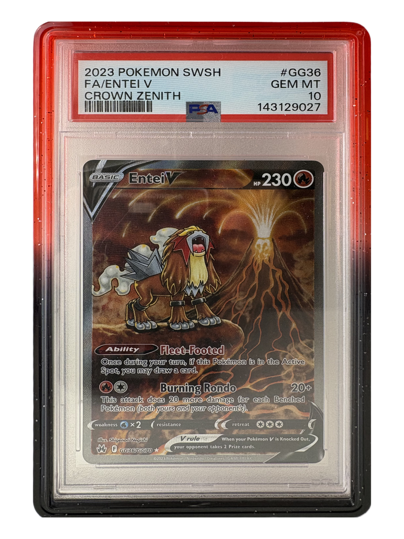 PSA Slab Guard — Garnet Fade