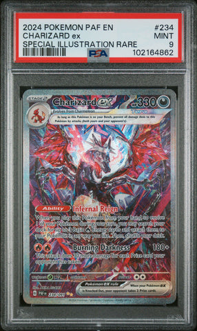 Charizard EX Paldean Fates #234 PSA9