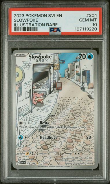 Slowpoke Illustration Rare