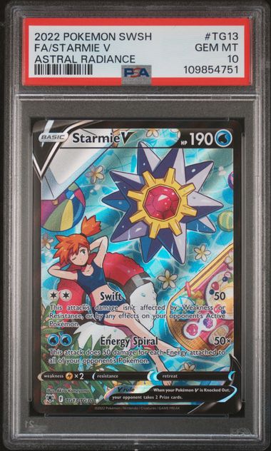Starmie V TG13 PSA 10