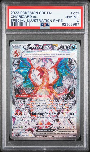 Charizard Ex 223 Special Illustration Rare PSA 10